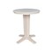 International Concepts 30 in. Round Top Counter Height Dining Table with 2 Stools, Unfinished K-30RT-23B-S492-2 - alternate 4